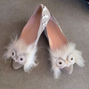 kate spade Nora owl Flats size 6M